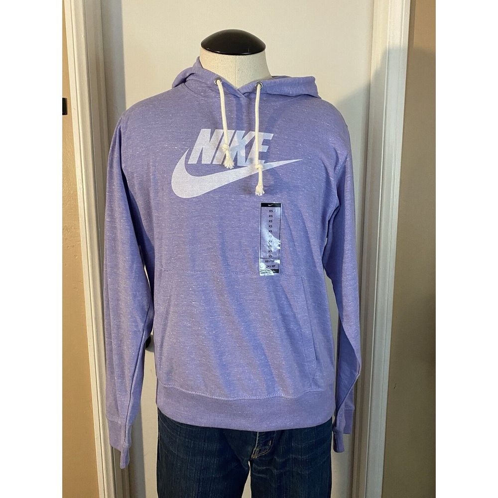 Nike Women's Heather purple  Pullover‎ Hoodie XS